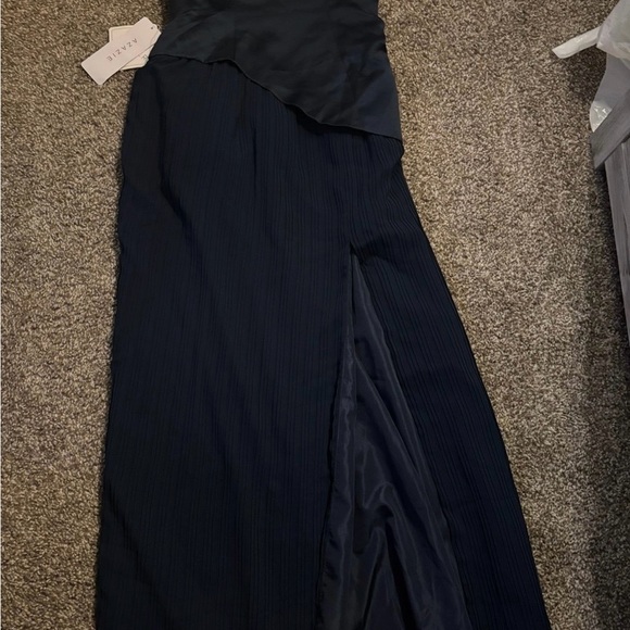 NWT Tierney Navy Maxi Dress from Azazie - Picture 4 of 9